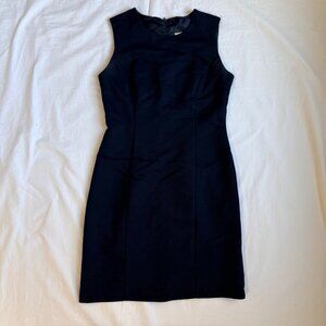 Melrose Collectibles Womens Sleeveless Black Sheath Dress Size 6 Back Zipper